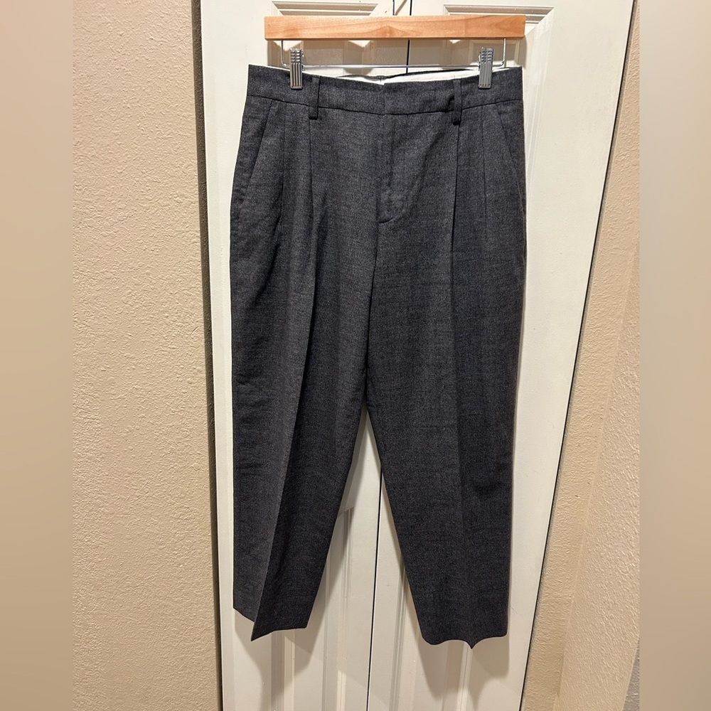 Lardini Women’s Wool Pleated Trousers Office Preppy Academia , size 4-6